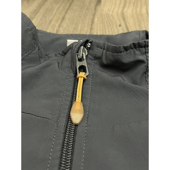 Adidas Windbreaker Jacket Womens Large Gray Full Zip Vented Running - Picture 5 of 8